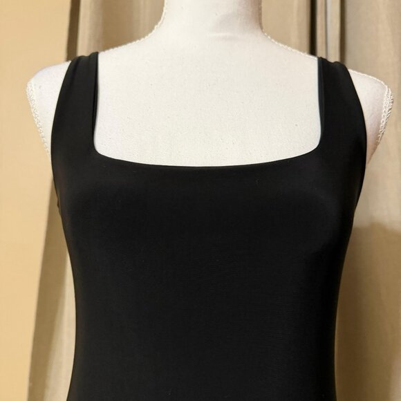 Popular 21 Black Scoop Neck Bodysuit | Size L | New - Picture 3 of 5